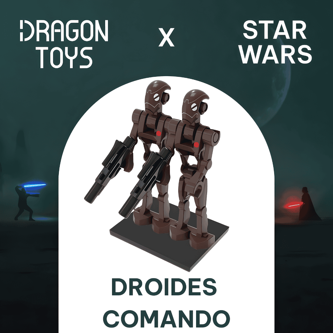 MINIFIGURAS DROIDES COMANDOS