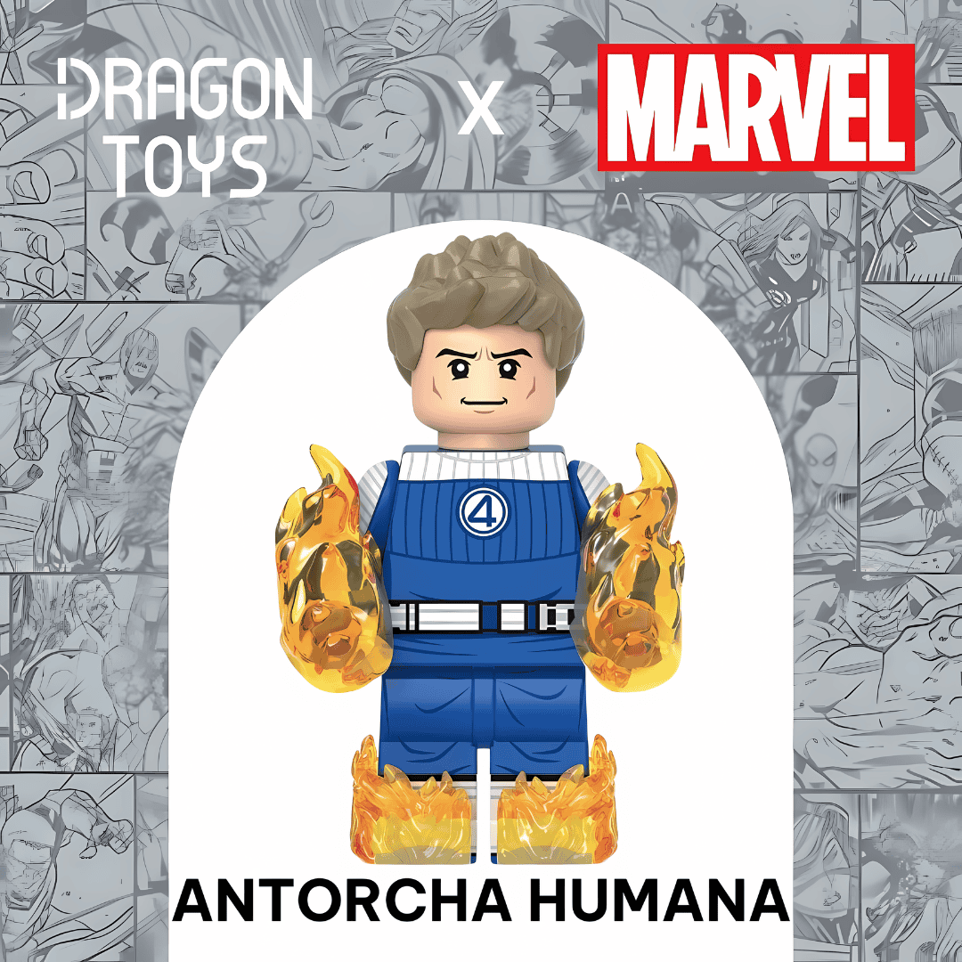 MINIFIGURA ANTORCHA HUMANA