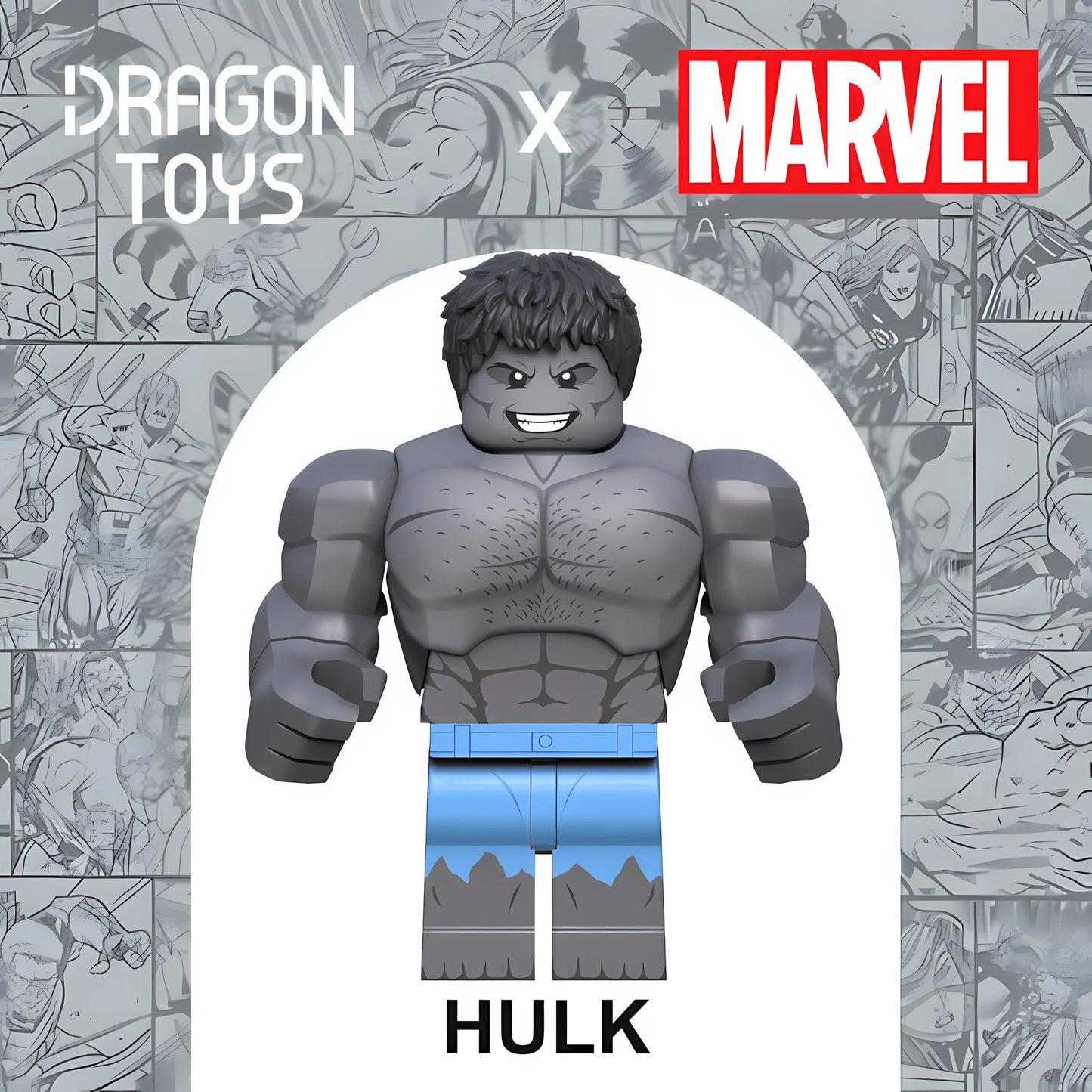 Figura Hulk Gris de Marvel - Dragon Toys