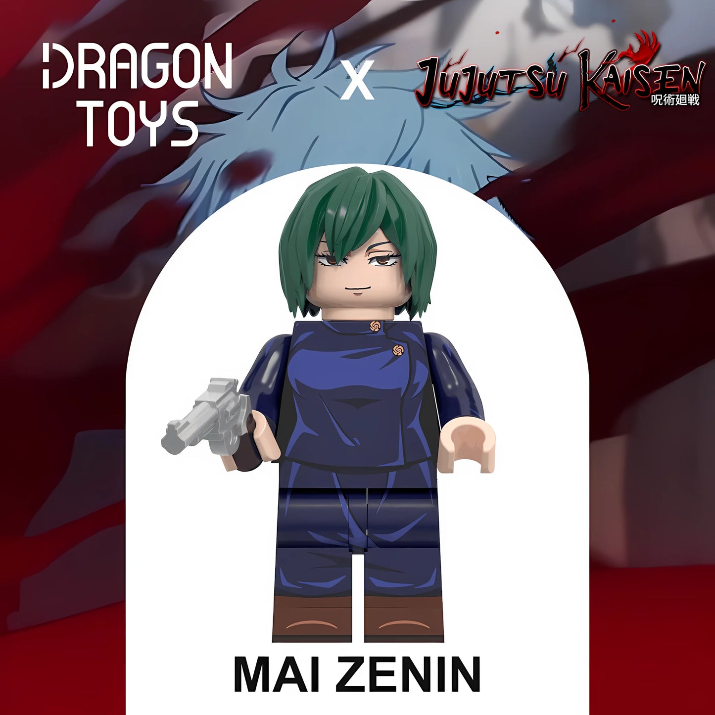 Minifigura Mai Zenin de Jujutsu Kaisen - Dragon Toys