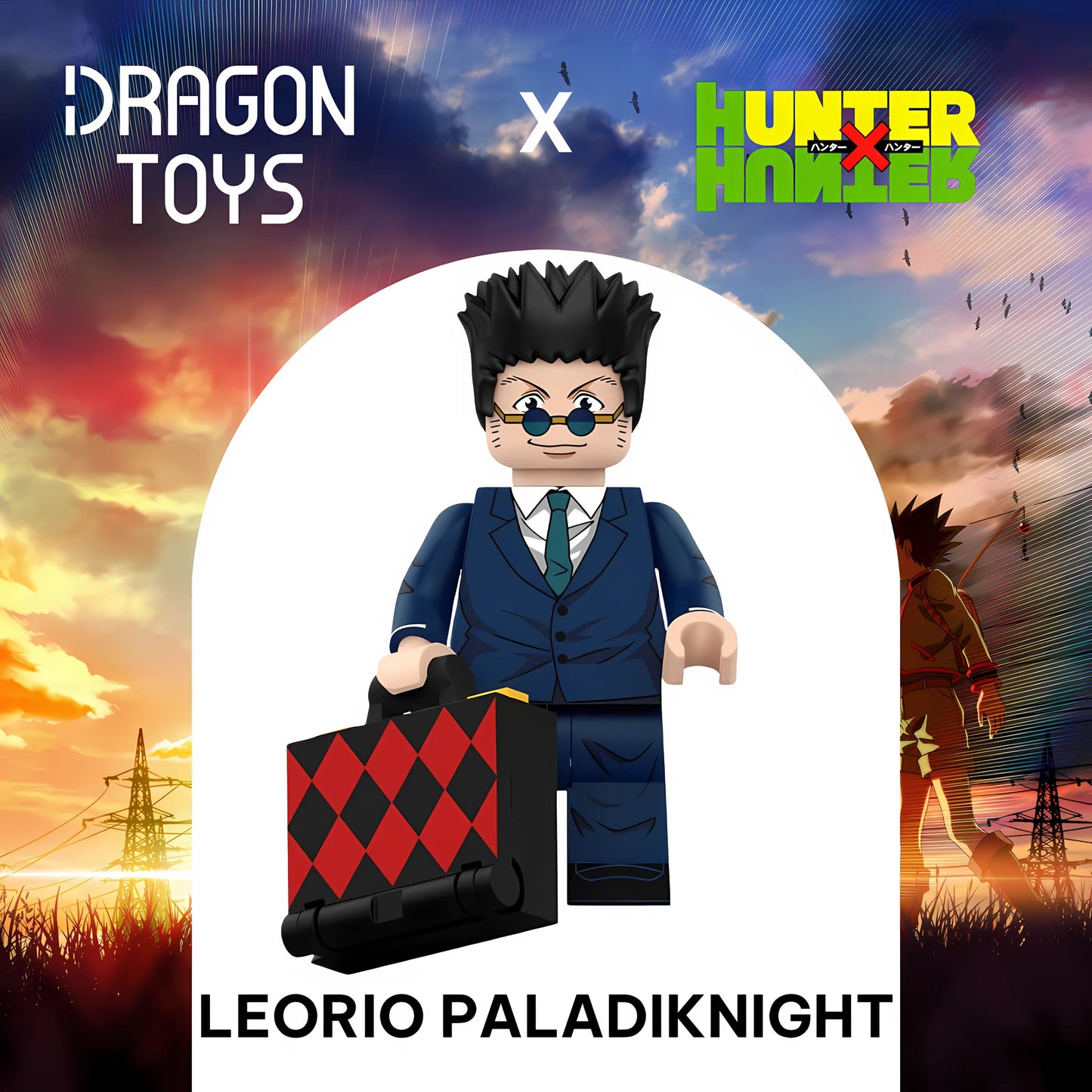 Minifigura Leorio Paladiknight de Hunter x Hunter - Dragon Toys