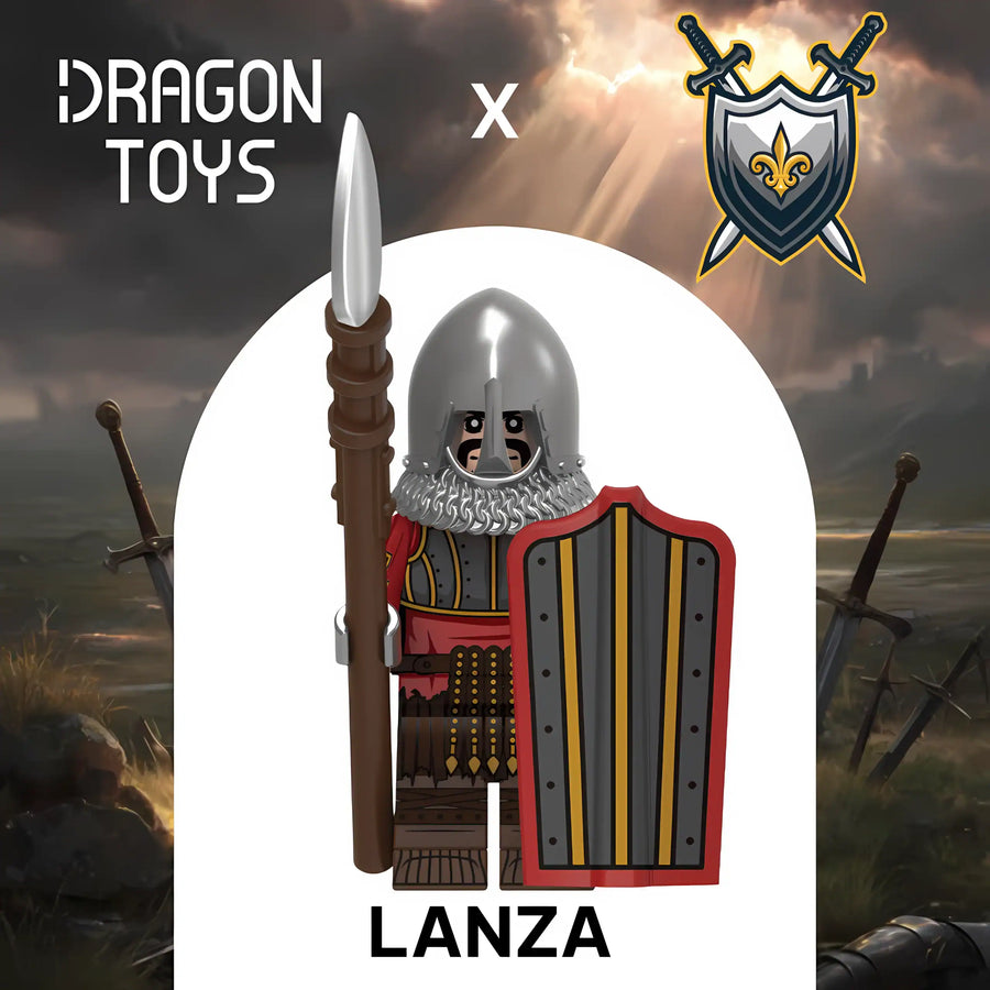 MINIFIGURA CABALLERO LANZA