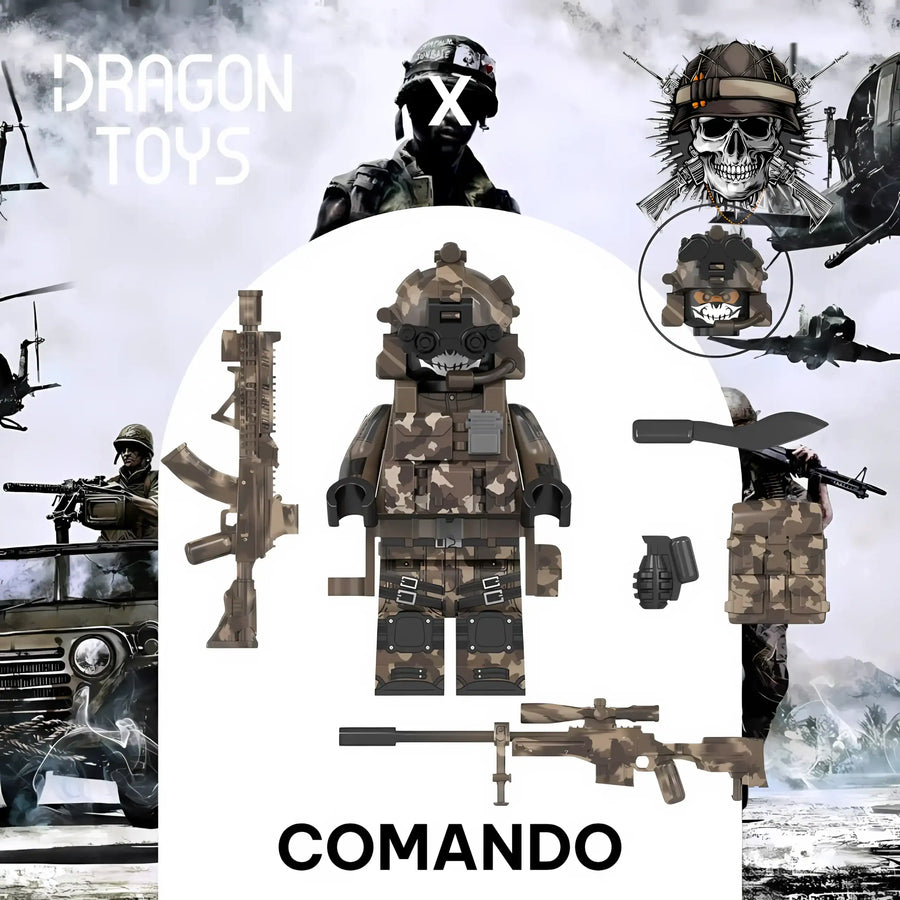 MINIFIGURA SOLDADO COMANDO