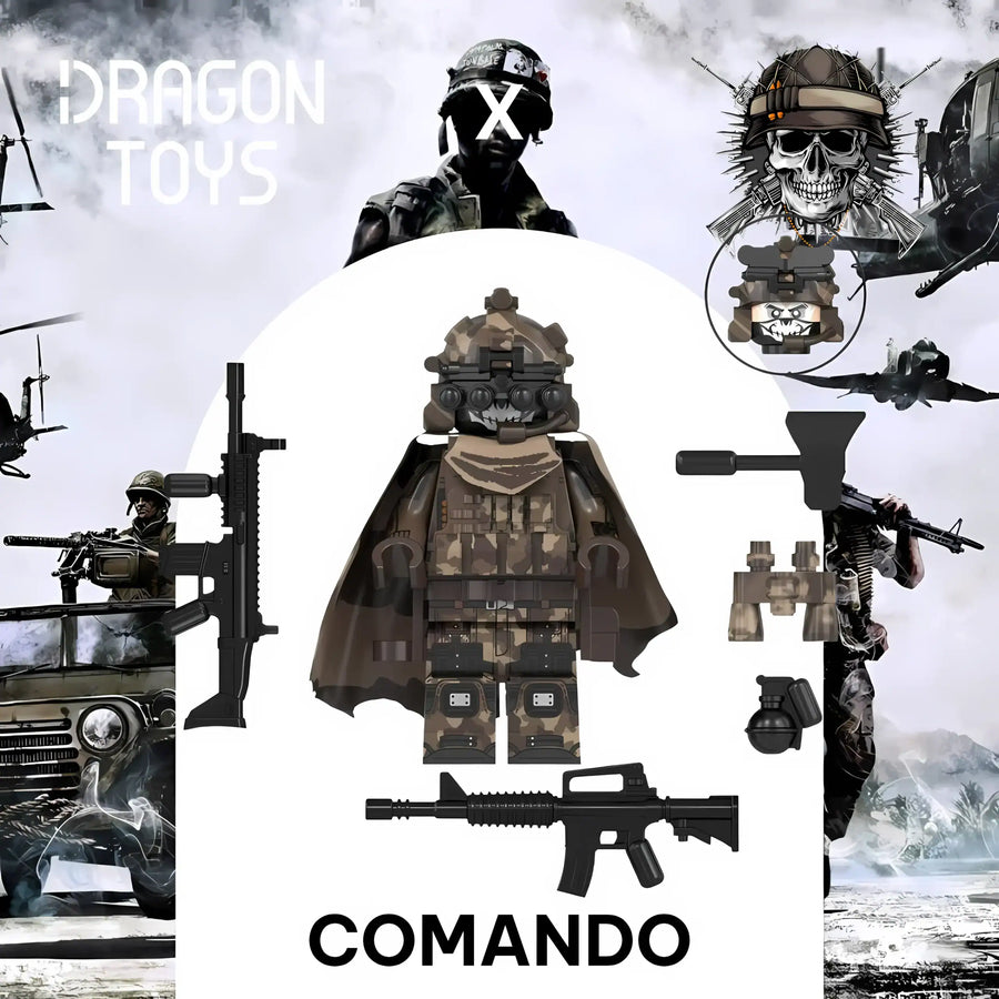 MINIFIGURA SOLDADO COMANDO