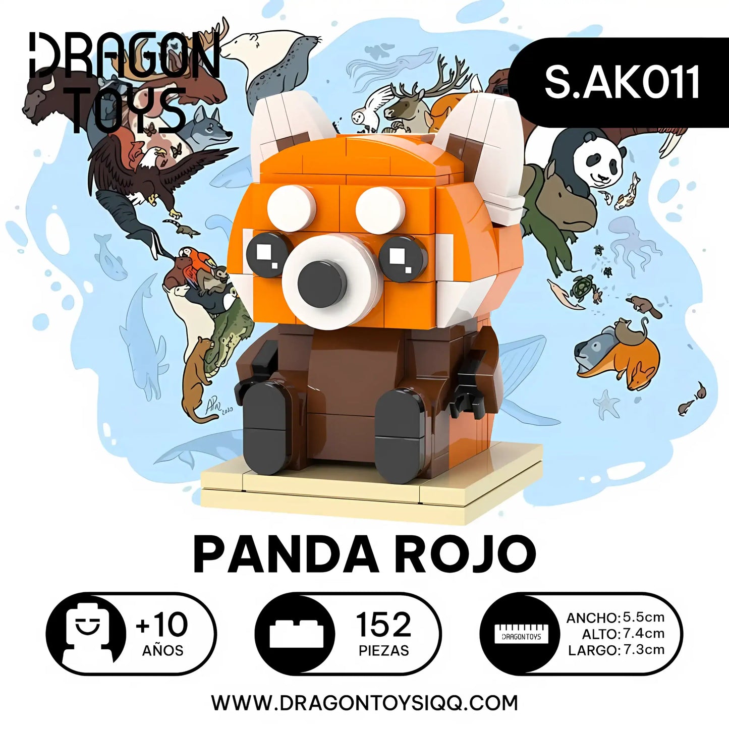 POP HEAD PANDA ROJO