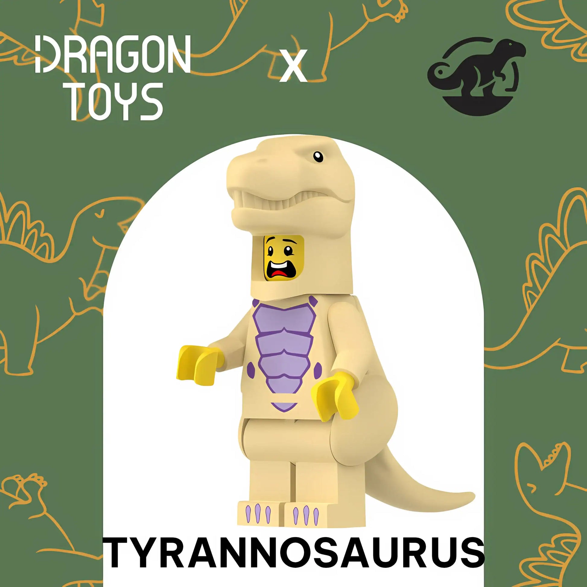 MINIFIGURA DISFRAZ T-REX