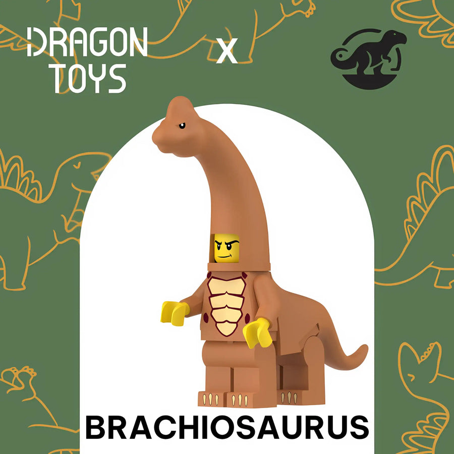 MINIFIGURA DISFRAZ BRAQUIOSAURIO