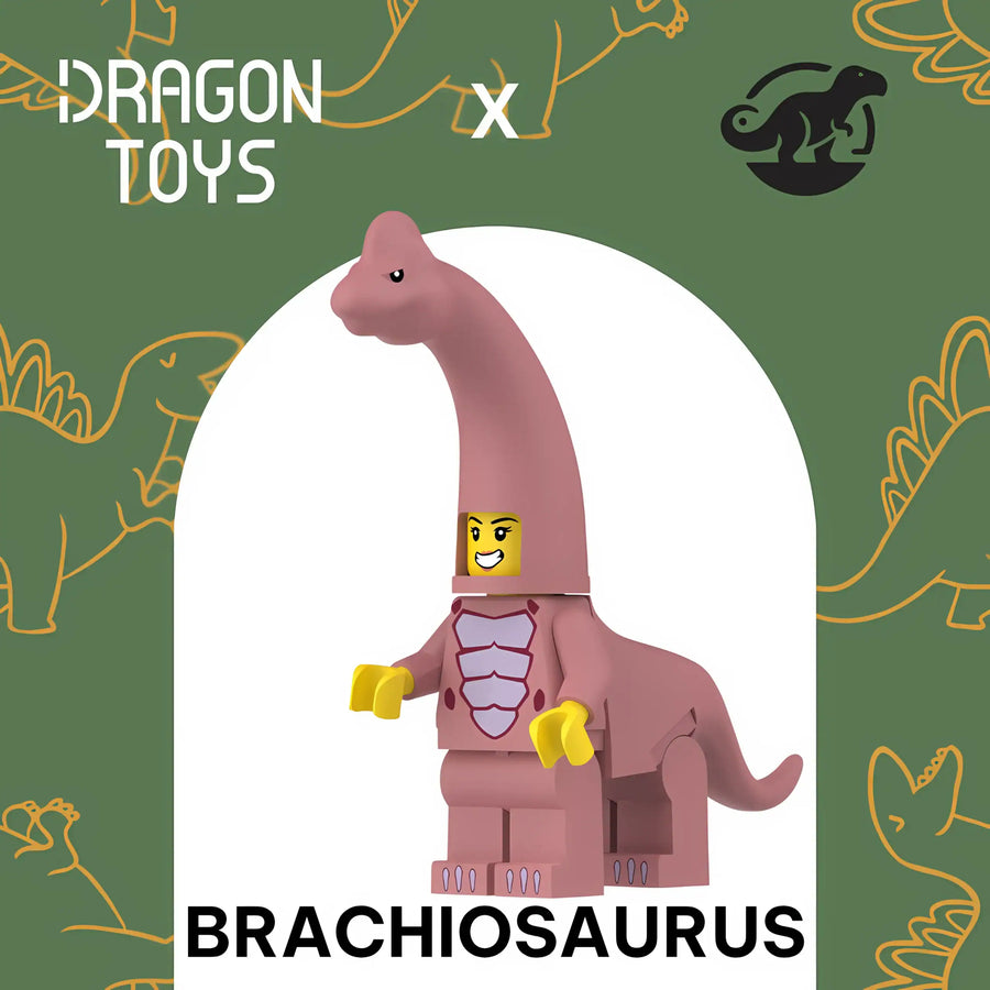 MINIFIGURA DISFRAZ BRAQUIOSAURIO