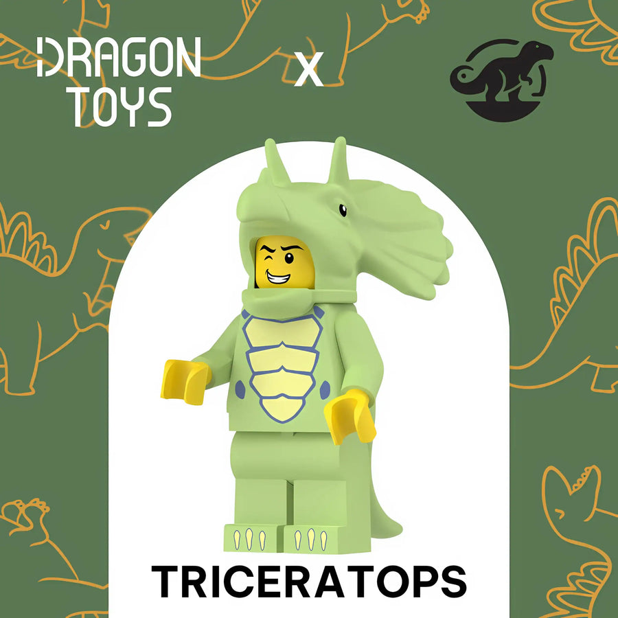 MINIFIGURA DISFRAZ TRICERATOPS