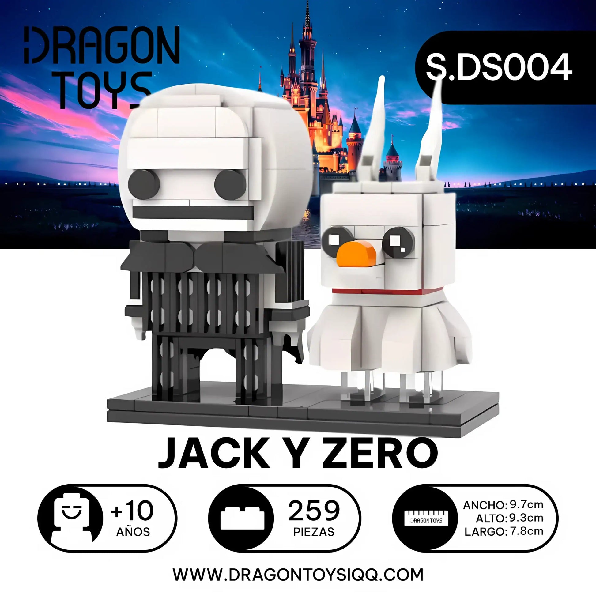 POP HEAD JACK Y ZERO (EL EXTRAÑO MUNDO DE JACK)
