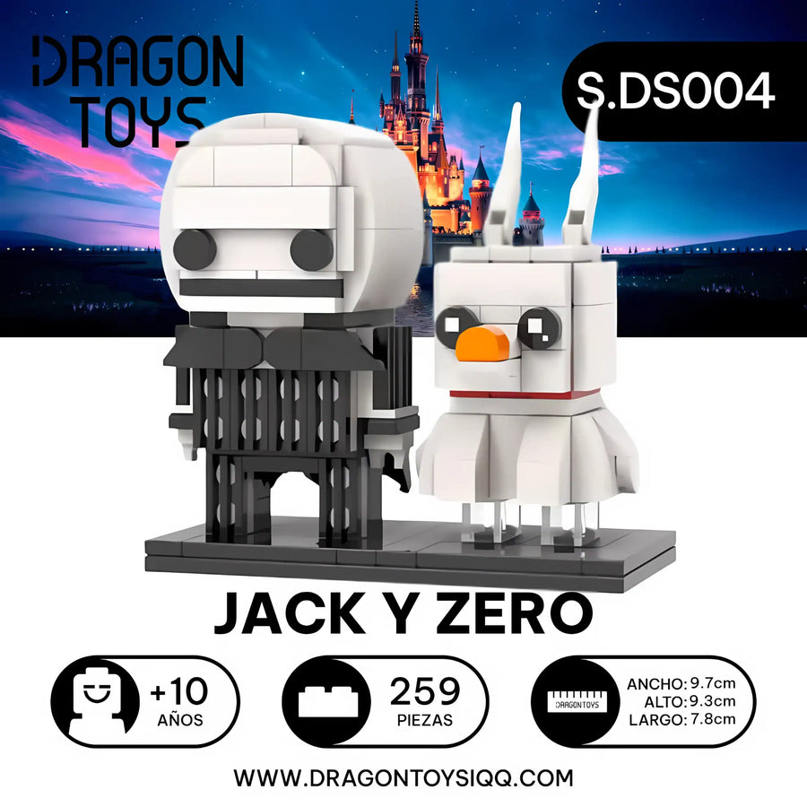 POP HEAD JACK Y ZERO (EL EXTRAÑO MUNDO DE JACK)