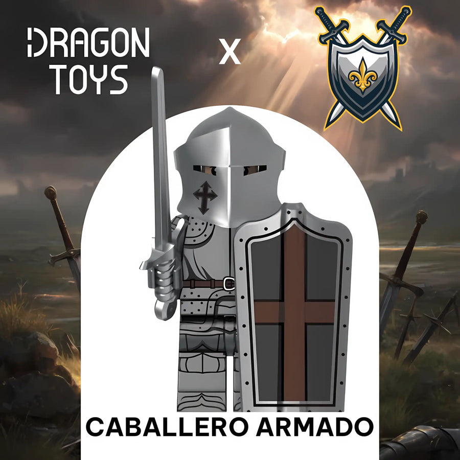 MINIFIGURA CABALLERO ARMADO