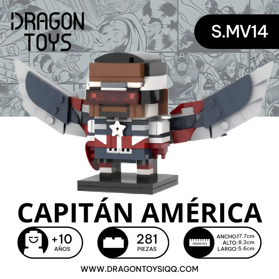 POP HEAD CAPITAN AMERICA