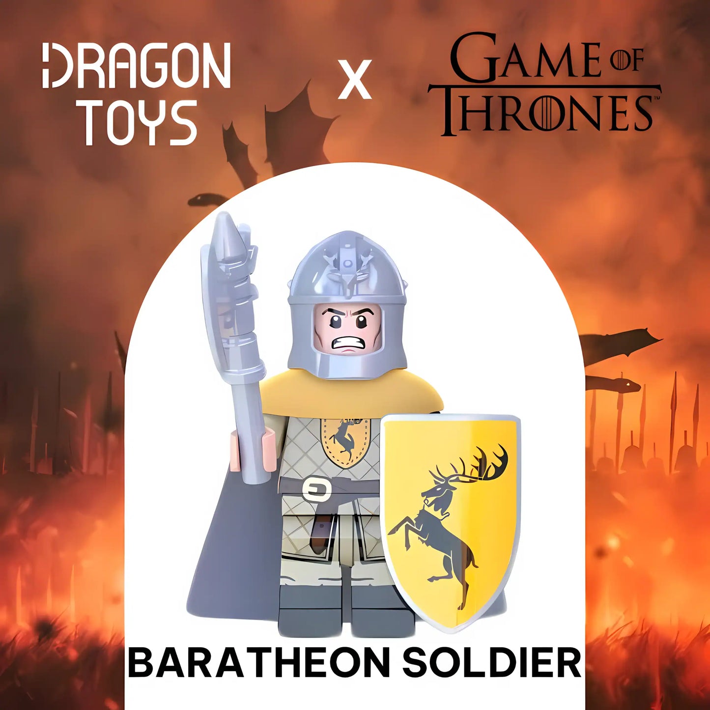 MINIFIGURA SOLDADO DE LA CASA BARATHEON