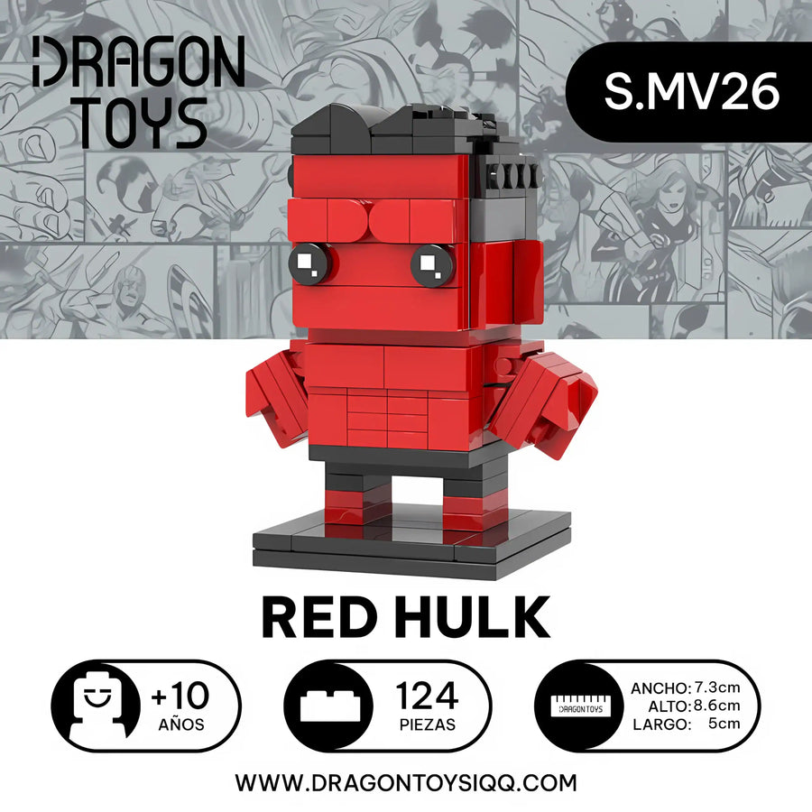 POP HEAD RED HULK