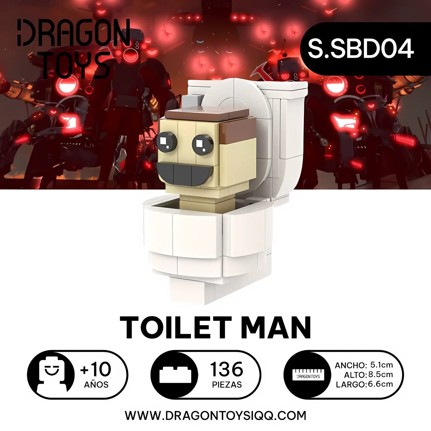 POP HEAD TOILET MAN