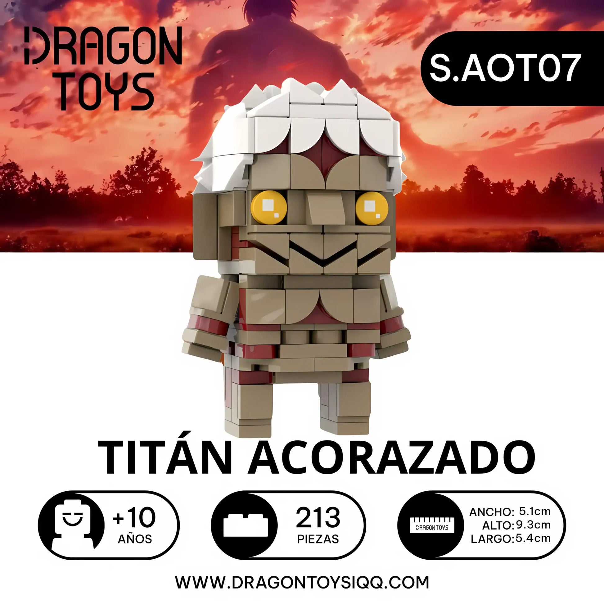 POP HEAD TITAN ACORAZADO