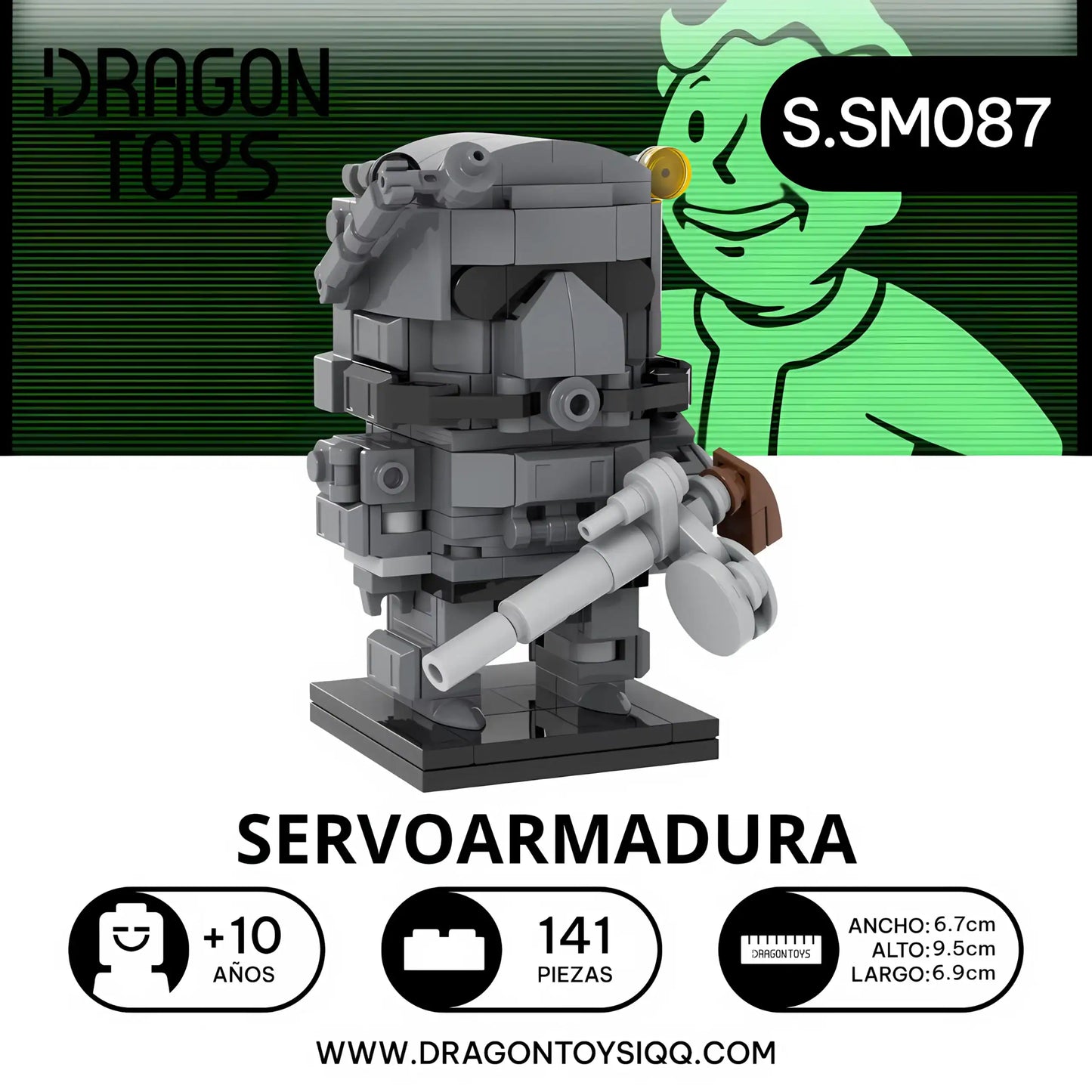 POP HEAD SERVOARMADURA