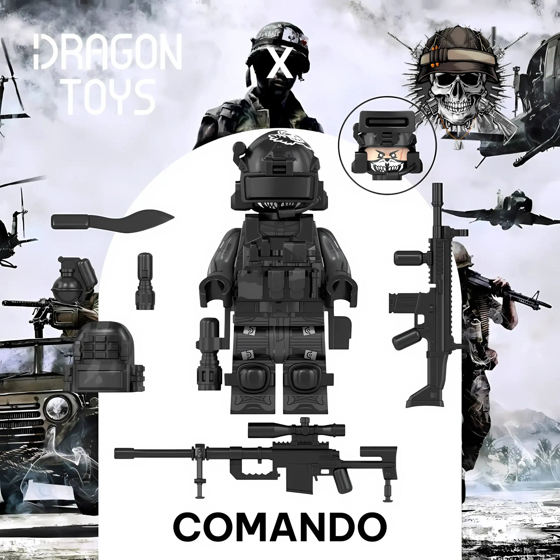 MINIFIGURA SOLDADO COMANDO