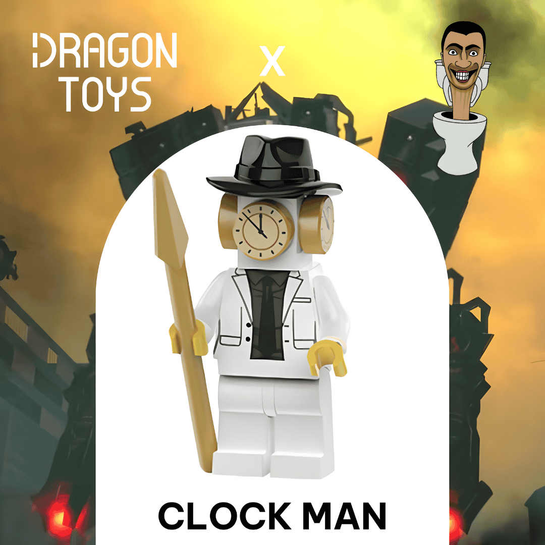 MINIFIGURA CLOCK MAN
