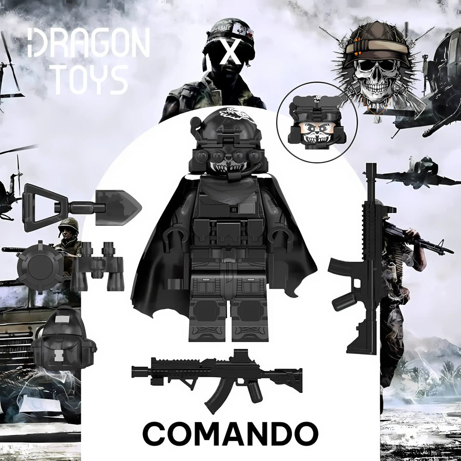 MINIFIGURA SOLDADO COMANDO