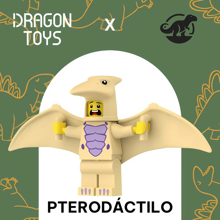 MINIFIGURA DISFRAZ PTERODACTILO