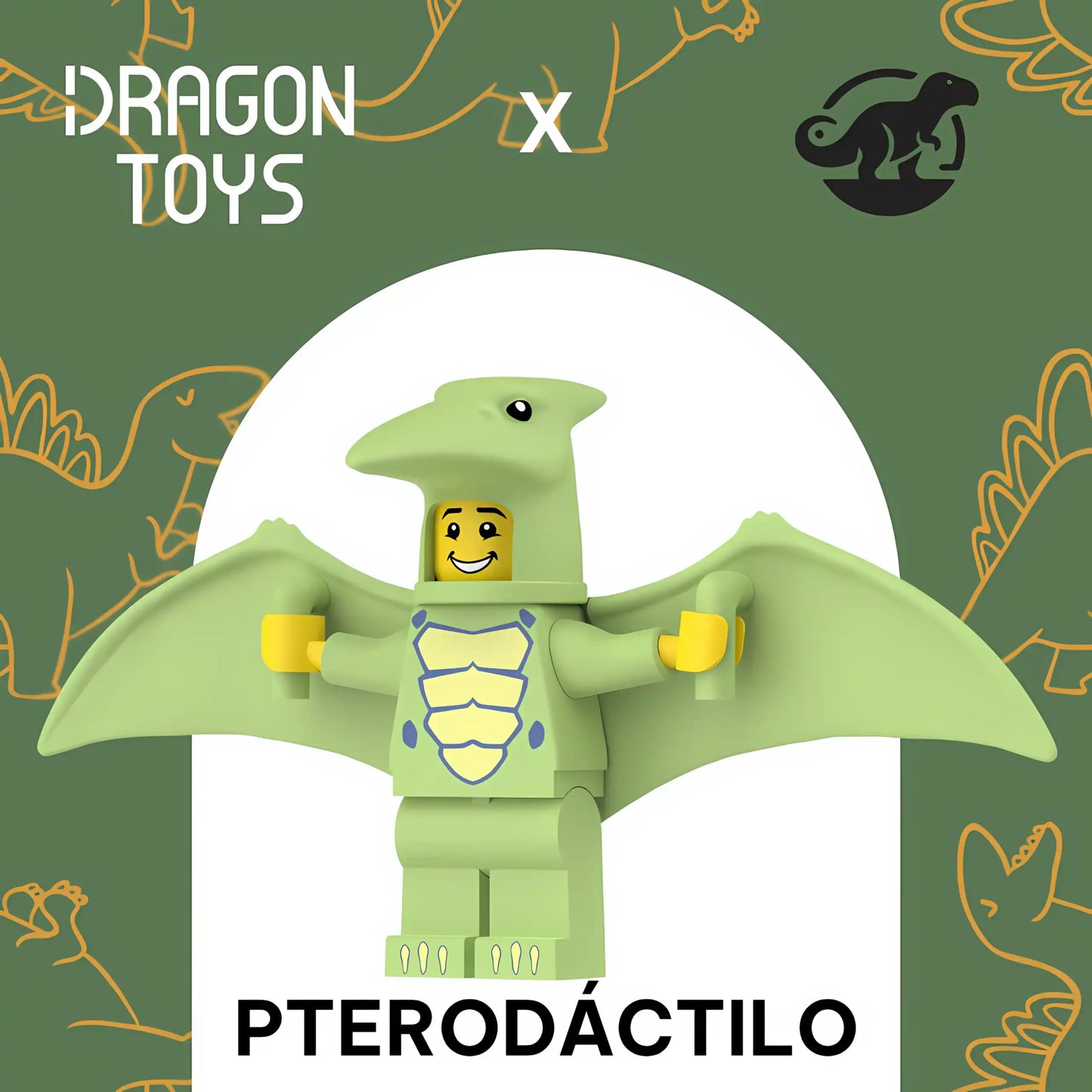 MINIFIGURA DISFRAZ PTERODACTILO