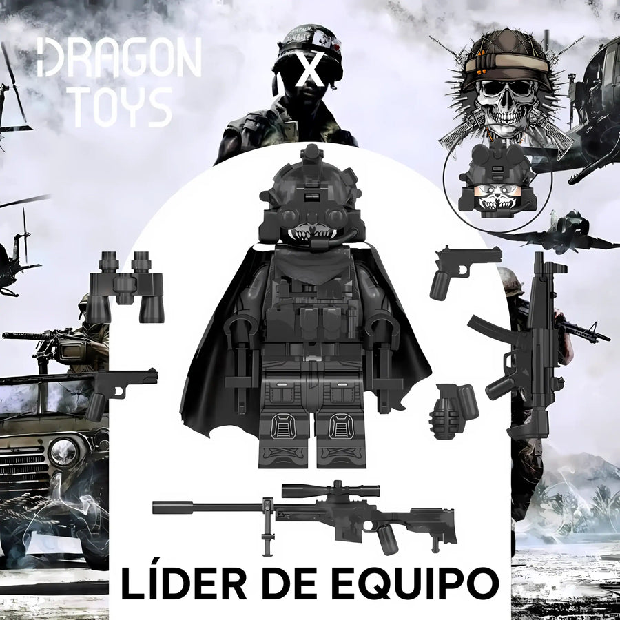 MINIFIGURA SOLDADO COMANDANTE