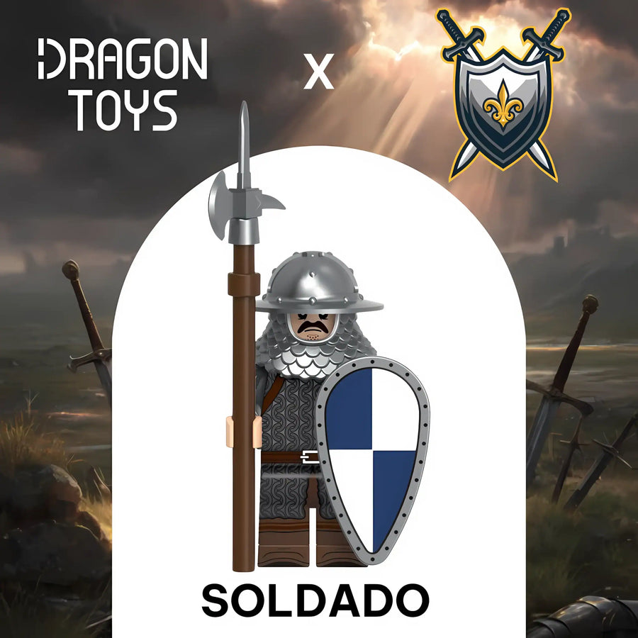MINIFIGURA SOLDADO MEDIEVAL
