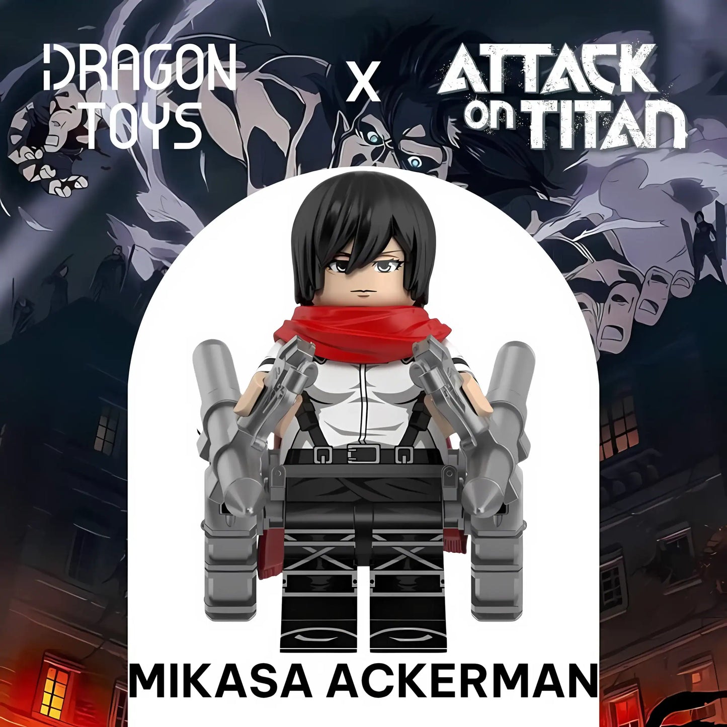 MINIFIGURA MIKASA ACKERMAN