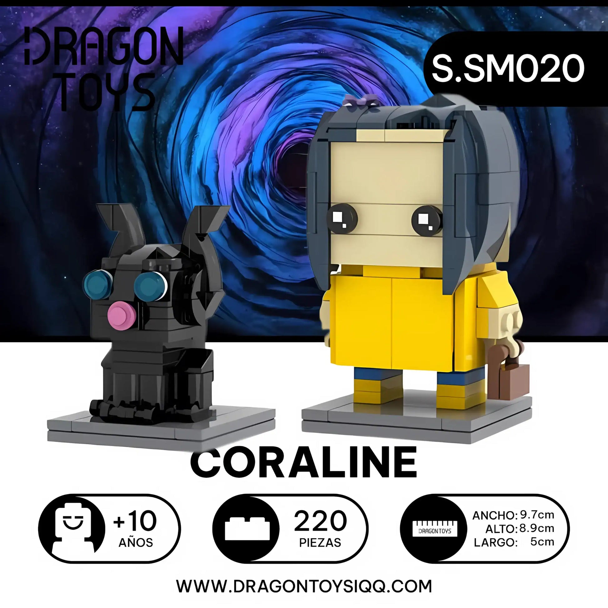POP HEAD CORALINE