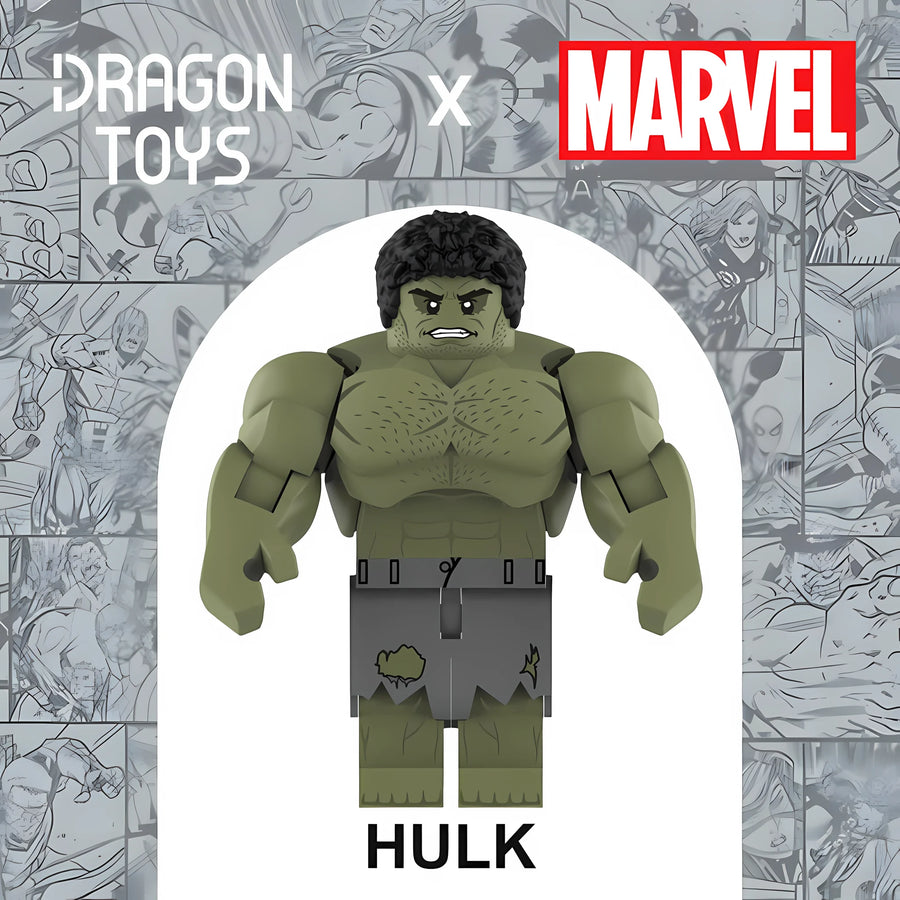 Figura Hulk (Pantalón Gris) de Marvel - Dragon Toys