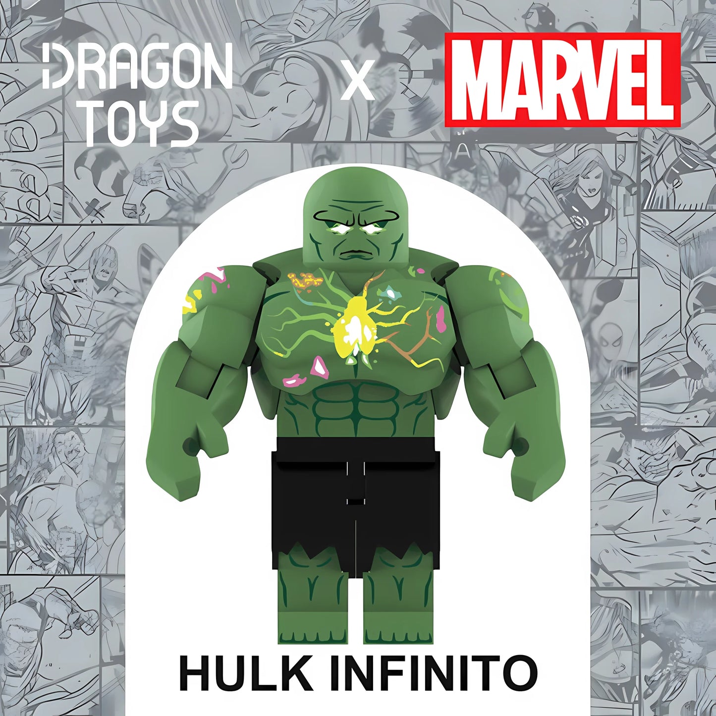 Figura Hulk Infinito de Marvel - Dragon Toys