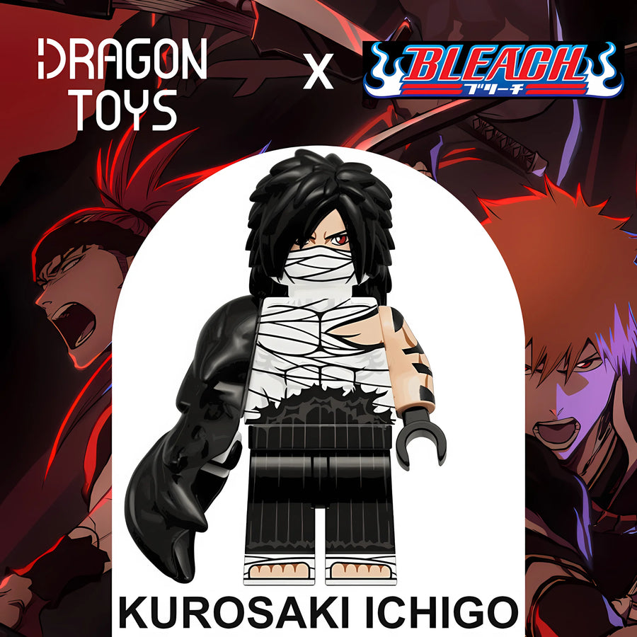 Minifigura Kurosaki Ichigo (Brazo Hollow) de Bleach - Dragon Toys