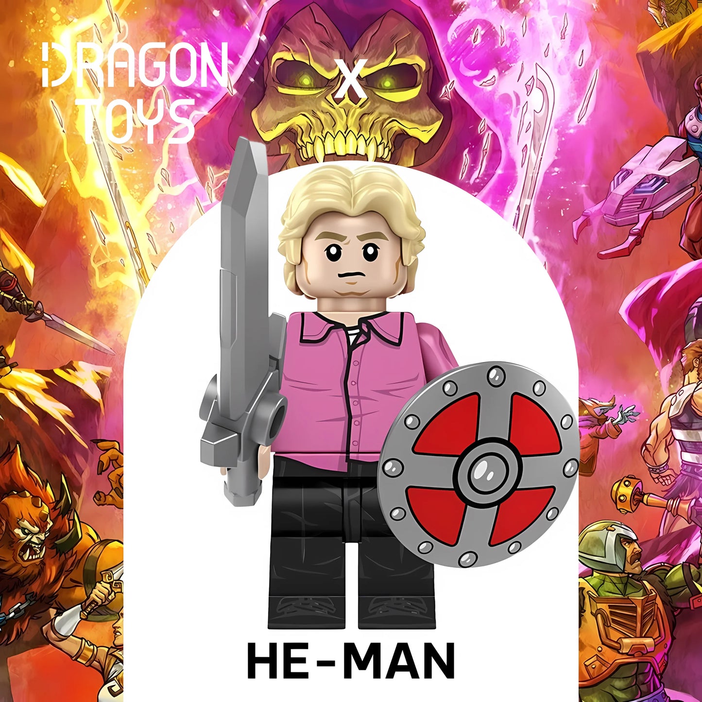 Minifigura He-Man de Masters del Universo - Dragon Toys