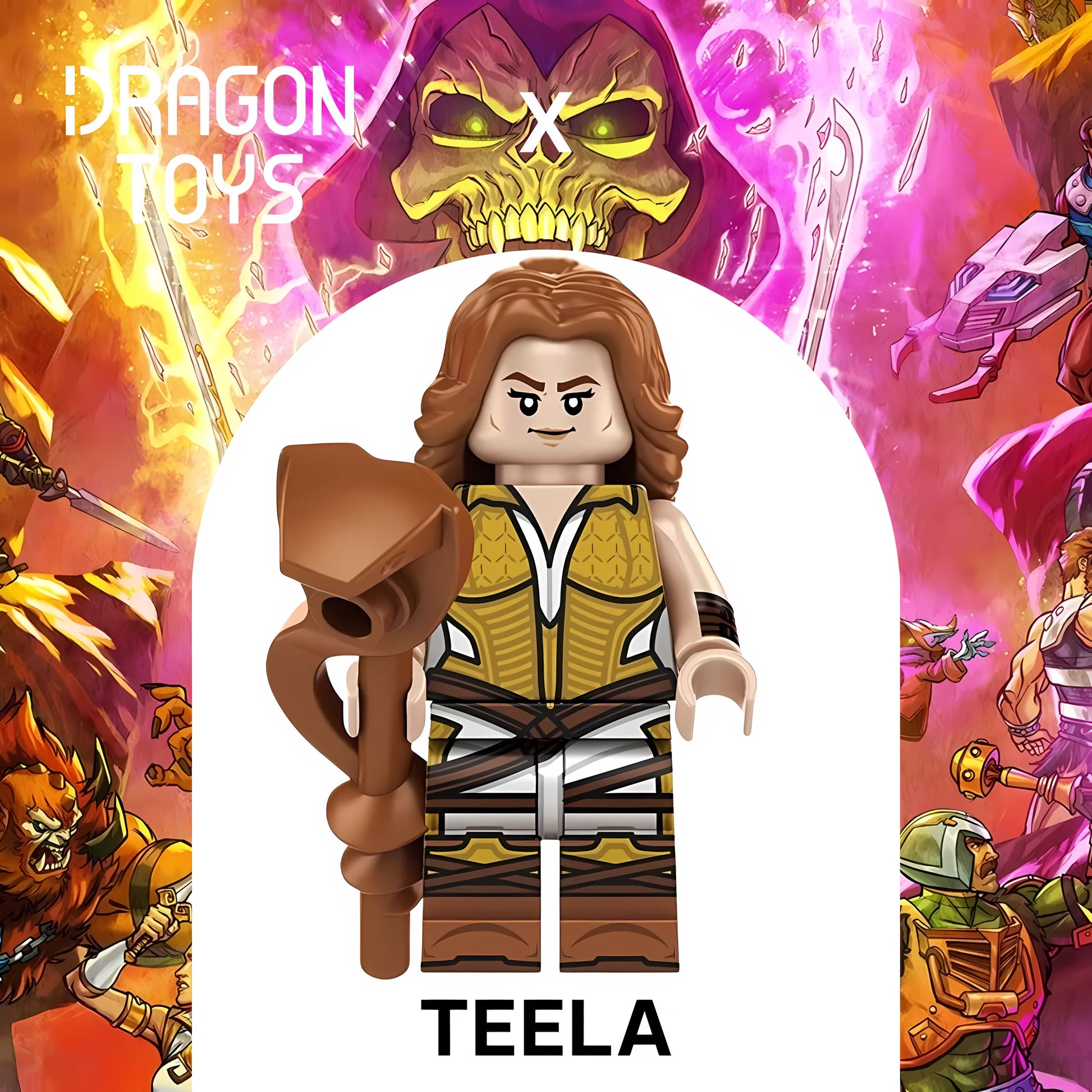 Minifigura Teela de Masters del Universo - Dragon Toys