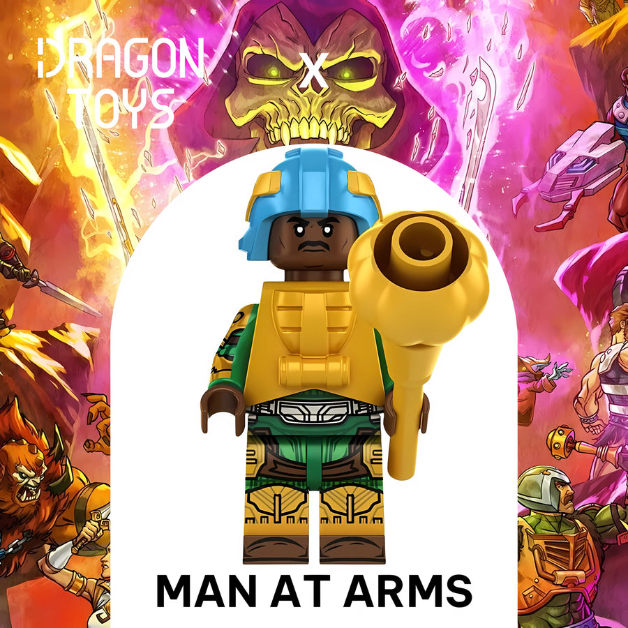 Minifigura Man At Arms de Masters del Universo - Dragon Toys