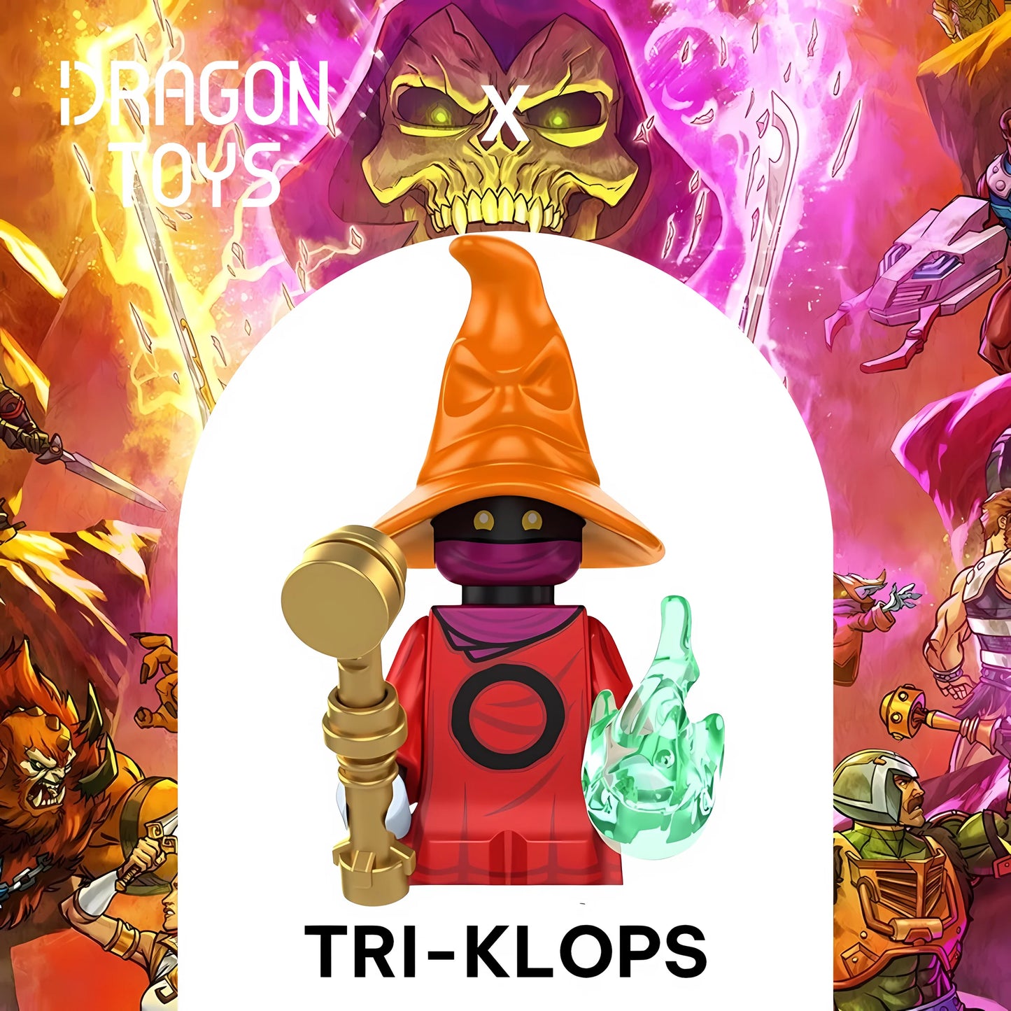 Minifigura Tri-Klops de Masters del Universo - Dragon Toys