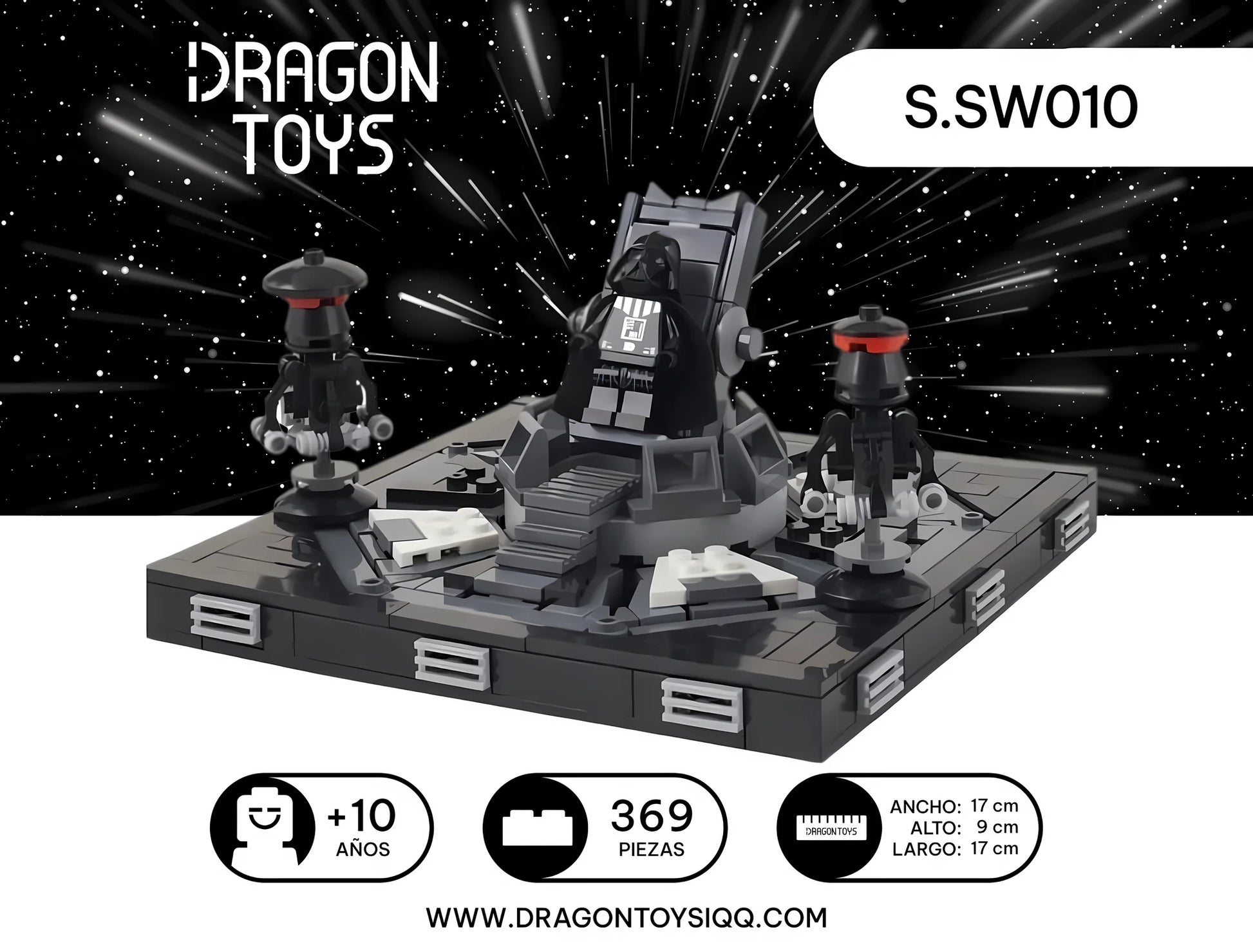 Cámara de Meditación de Darth Vader - set armable Star Wars de Dragon Toys