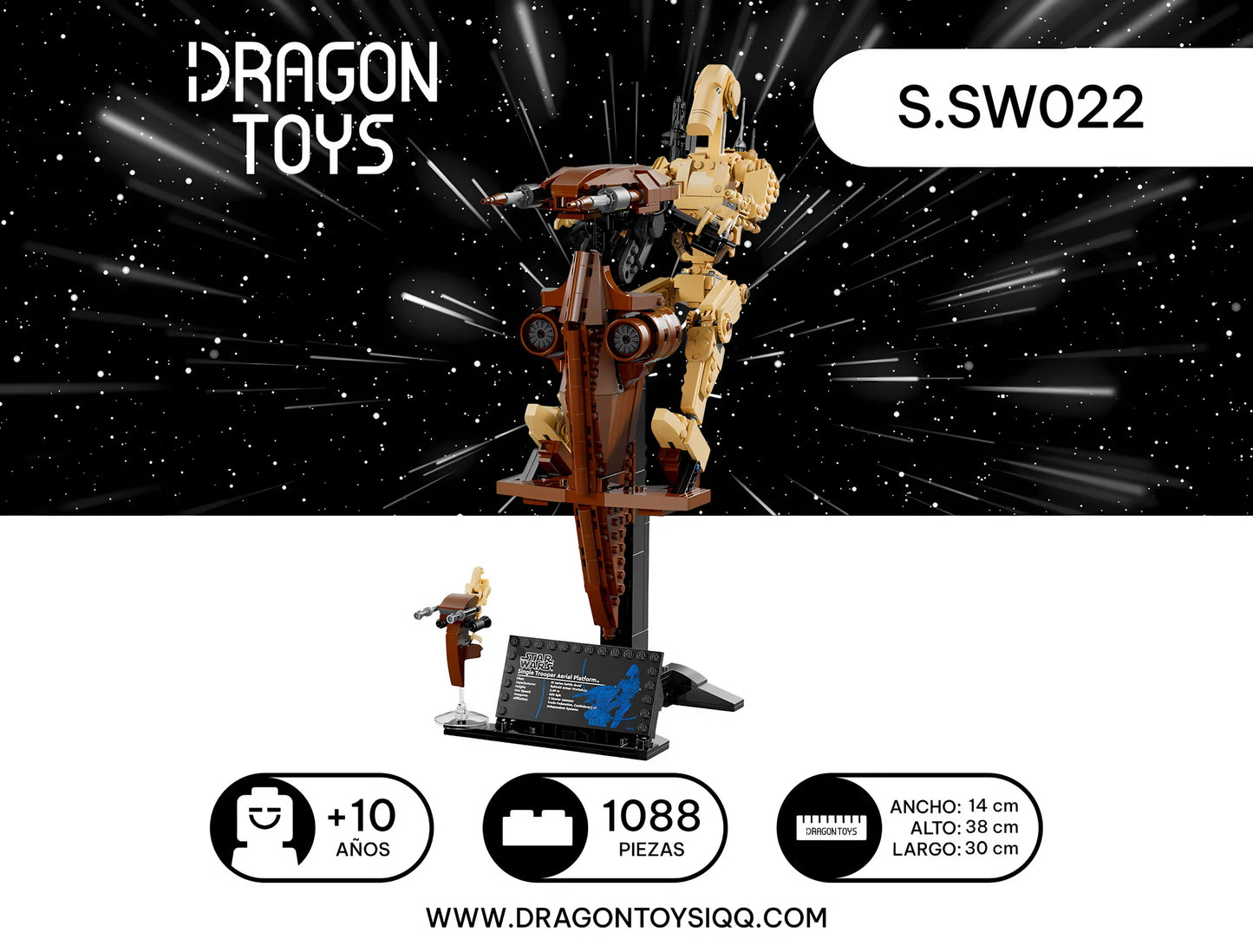 Droide de Batalla - set armable Star Wars de Dragon Toys