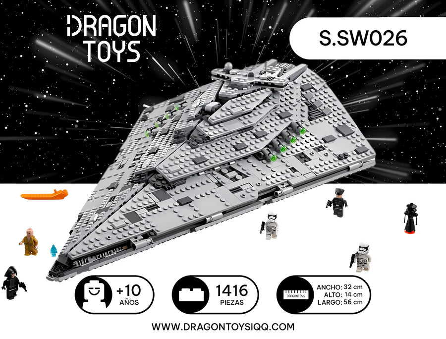 Destructor Estelar Imperial - set armable Star Wars de Dragon Toys
