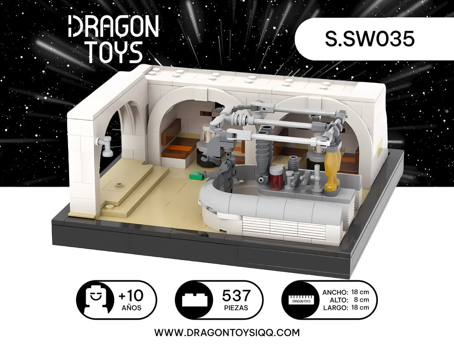 Diorama Taller de Tatooine - set armable Star Wars de Dragon Toys
