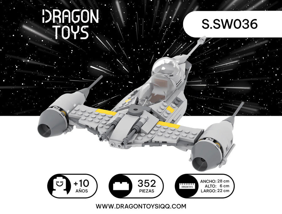 Caza Estelar N-1 del Mandaloriano - set armable Star Wars de Dragon Toys
