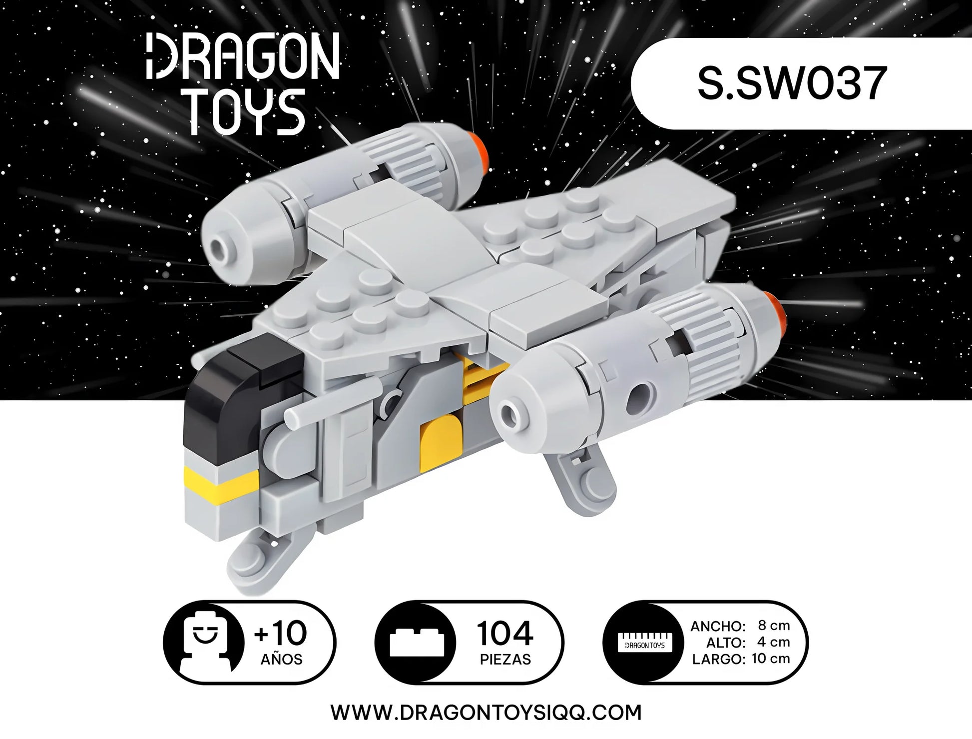 Nave de Transporte Imperial - set armable Star Wars de Dragon Toys