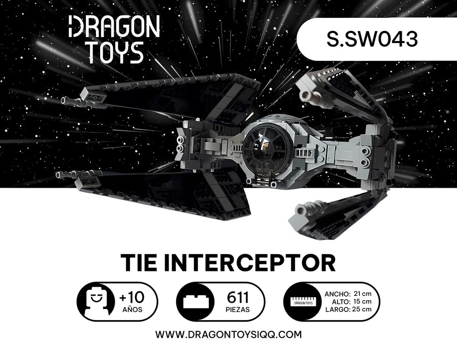 TIE Interceptor - set armable Star Wars de Dragon Toys