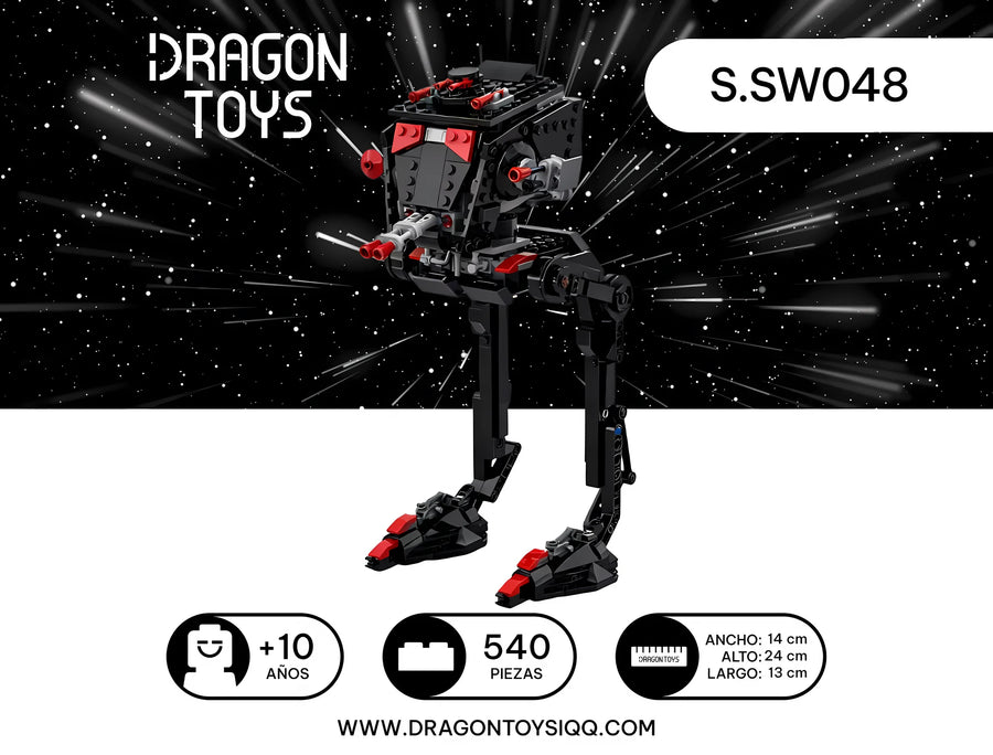 AT-ST de la Primera Orden - set armable Star Wars de Dragon Toys