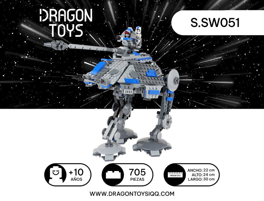 AT-AP de la República - set armable Star Wars de Dragon Toys