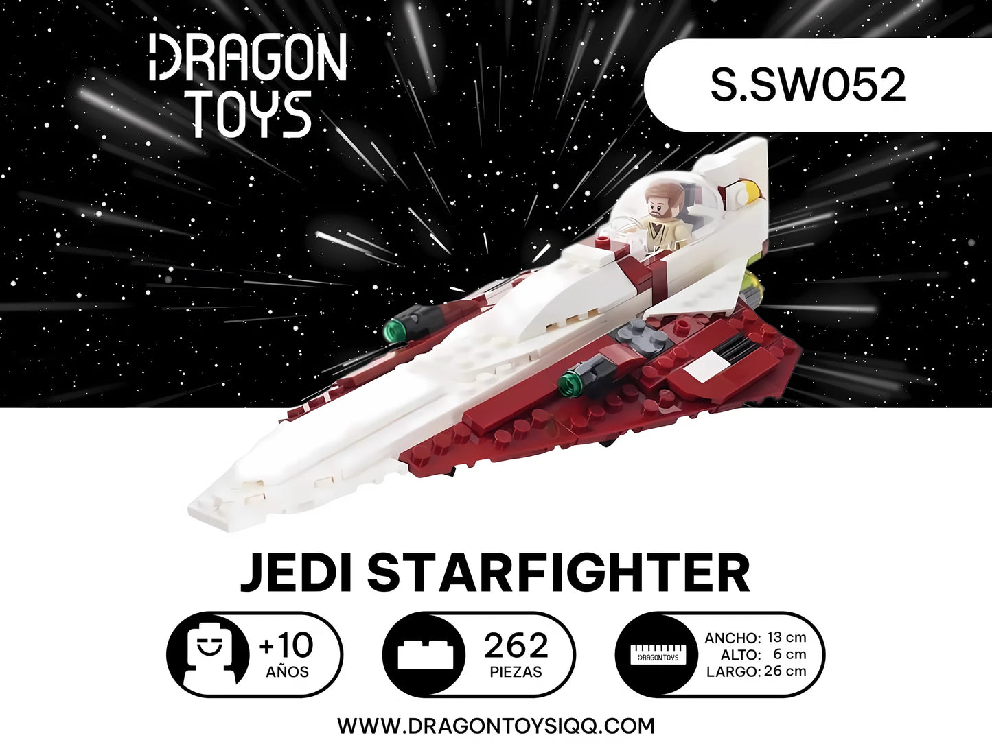 Jedi Starfighter - set armable Star Wars de Dragon Toys