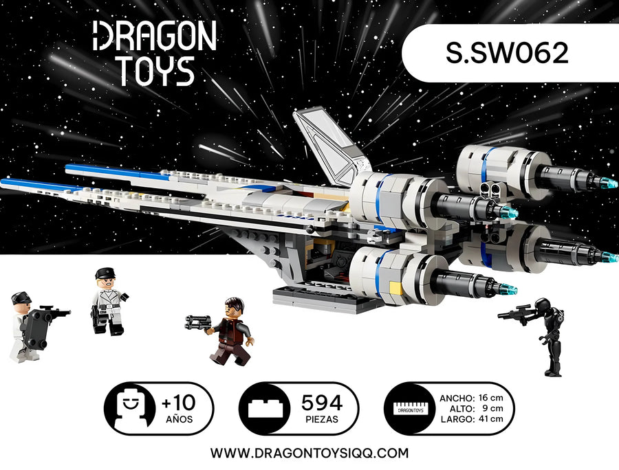 Caza U-Wing - set armable Star Wars de Dragon Toys