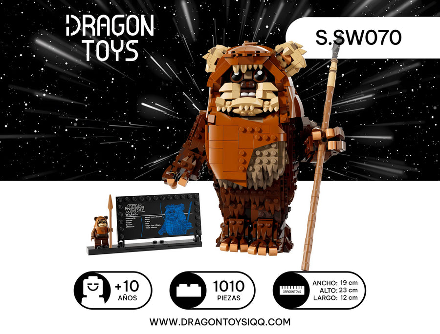 Ewok Wicket - set armable Star Wars de Dragon Toys